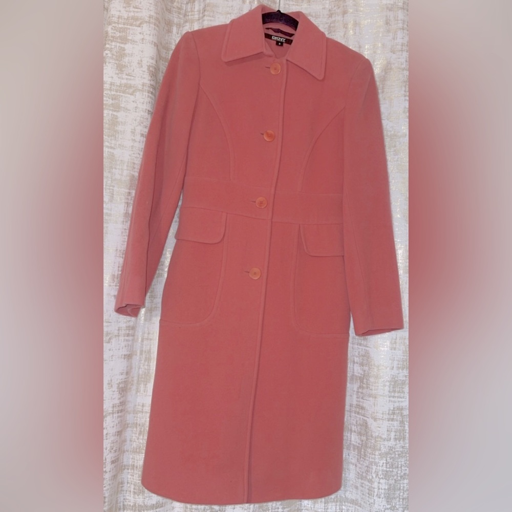 DKNY wool trench coat
